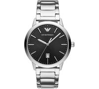 Emporio Armani Montre homme AR11310, boîtier acier 43 mm, mouvement date 3 aiguilles, bracelet acier