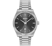 BOSS Cheswick Montre en acier inoxydable à lunette cannelée - Style CHESWICK, 58733267 Couleur argentée pcs.