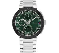 Tommy Hilfiger Montre Homme Lorenzo 1792117 Multifonction Acier Vert Noir