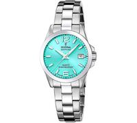 Festina Montre femme F20049/4 Classic Steel – Swiss Made, Acier inoxydable 316L, Quartz, 10 ATM