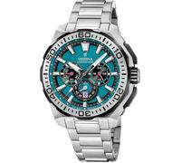 Festina Montre homme F20724/6 Chrono Bike – Acier inox 316L argenté, Quartz, Chronographe, 20 ATM