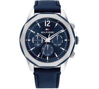 Montre Homme TOMMY HILFIGER LARS 1792063 Multifonction Cuir Blue