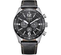 Montre - Acier,Cuir Noir - Citizen - CA4654-04E