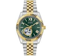 Guess Montre Connoisseur GW0984G4 Homme Acier inoxydable bicolore 42 mm Cadran vert