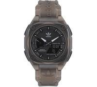 Montre Adidas - Mixte - AOST23059 - Etanche 5 ATM - Bracelet en Plastique Noir