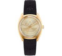 Montre - Adidas Originals - Fashion Edition One - Quartz - Cuir Noir - 39 mm Acier Inoxydable