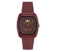Montre Adidas Originals - Mixte - AOSY24028 - Bourgogne Plastique - 37mm - Rouge - Quartz - Analogique