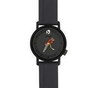 montre akteo à aiguille pompier black 42 mm