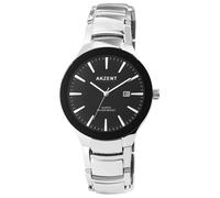Montre - Akzent Exclusive - 42 mm - Quartz Japan PC32 - Bracelet métal argenté
