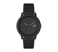 Montre analogique à Quartz Lacoste de la Collection Lacoste.12.12. avec Bracelet en Silicone à Texture Petit Piqué - Disponible pour Hommes et Femmes
