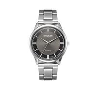 Montre analogique à quartz pour homme en acier inoxydable, Noir , One Size