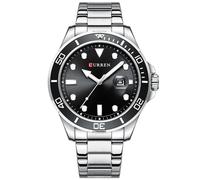 Montre analogique Curren pour hommes Secret Silver Universal