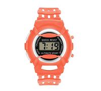 Montre analogique électronique pour filles de 5 à 7 ans, Orange, One Size, Sangle