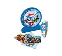 BulbBotz Horloge & montre analogique Marvel Avengers TFV8 – apprendre à lire l'heure