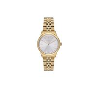 Montre analogique métal cadran argenté LYRIA Métal Or