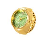 Montre analogique - Montre unisexe élégante, accessoire fantaisie compact | Affichage précis de l'heure - Cadeau unique pour Noël, remise de diplôme, événements de vacances, Vert, Refer to description