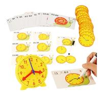 Montre analogique pour enfants - 300 g - Outil pédagogique pour apprendre à raconter le temps - Jouet éducatif et éducatif - Amusant - Kit de sciences éducatives pour la maternelle