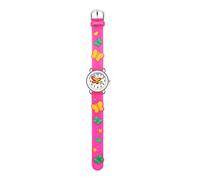 Montre analogique pour garçons et filles - Motif mignon, rose vif, One Size
