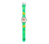 Montre analogique pour garçons et filles - Motif mignon, Vert, One Size