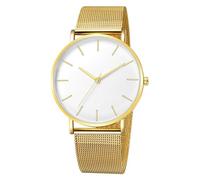 Montre analogique pour homme avec bracelet et date en acier inoxydable qui parle l'heure, b, One Size