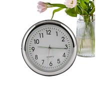 Montre analogique pour voiture - Capteur de température pour véhicules, grille d'aération lumineuse pour voitures, camping-cars, SUV, camions, maison