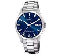 Festina Montre Homme F20024/3 41 mm Quartz Analogique Verre saphir Bleu Acier inoxydable