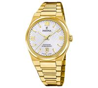 Festina Montre Homme F20057/1 Swiss Made Acier 316L doré Quartz Date Verre saphir 10 ATM