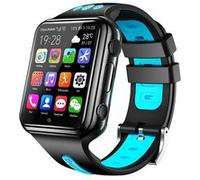 Montre Android 4G GPS 2+16Go Smartwatch 1.54 Pouces WiFi Bluetooth Noire Bleue + SD 4Go YONIS G