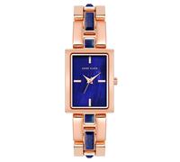 Montre Anne Klein pour dames, carrée, or rose AK/4156BLRG