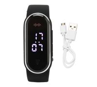 Montre Anti-Moustiques à Ultrasons Led, éLimination De L'éLectricité Statique, DéCharge Automatique, Bracelet Anti-Moustiques Noir