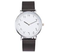 Montre Arabe pour Hommes et Femmes, Design de Mode, de Luxe, en Or Rose, en Acier Inoxydable, à Quartz, pour Dames