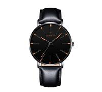 Montre arbitre chronomètre en alliage avec aiguille colorée pour homme, Noir , taille unique
