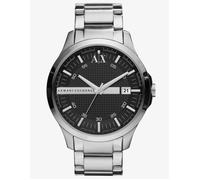 Armani Exchange Montre AX2103 – Acier inoxydable, analogique noir/argent Taille One Size