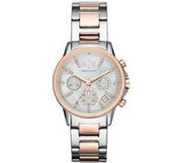 Armani Exchange Montre à affichage analogique or rose/argent Taille One Size