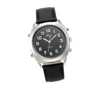 Montre Atlanta à quartz parlante, avec fonction réveil, répétition, signal horaire optionnel ; 8908-7