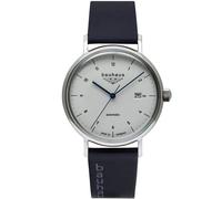 Bauhaus Hommes Analogique Automatique Suisse Montre avec Bracelet en Cuir 2152-5