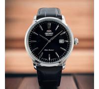 Montre automatique homme Orient Symphony RA-AC0F05B30B cadran noir bracelet c...