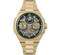 Ingersoll 1892 The Spirit Montre Automatique pour Homme 46,7 mm avec Cadran Verte et Bracelet doré en Acier Inoxydable I15803