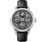 Ingersoll Montre automatique homme The Arc 44 mm cadran squelette noir bracelet cuir I16001
