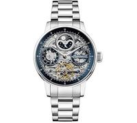 Montre Automatique - INGERSOLL - The Jazz - 42 mm - Cadran Squelette - Acier Inoxydable