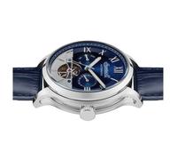 Montre Automatique - INGERSOLL - The Tempest - 44 mm - Cuir Bleu - Résistante à l'eau 50 m