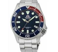 Orient Triton Montre-Bracelet Automatique pour Homme à remontage Manuel mécanique Sportif Plongée avec Couronne 4 Heures, Acier Pepsi, Bracelet