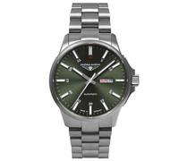 Bauhaus Montre Aviation Titanium Day-Date Automatique (42 Mm) Cadran Vert