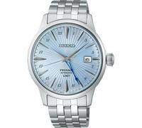 Montre Seiko Presage Automatic Cocktail Gmt Fond Bleu Clair Blanc