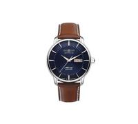 Montre Automatique Zeppelin Atlantic, Bleu, 41 mm, Jour et Date, Cuir, 8466-3