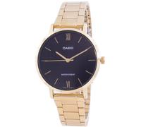 Montre aux femmes Casio Noir Cadran Quartz décontractée 30M LTP-VT01G-1B