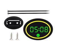 Montre avec compteur de tension pour moto - Affichage numérique LED étanche, mini compteur de montre de moto | Voyage court Voyage Voyage Route urbaine Guide de la ville Aventure Hommes