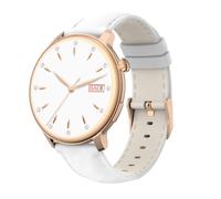 Montre avec surveillance de la fréquence cardiaque et de l'oxygène dans le sang White