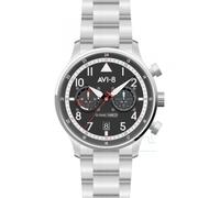 AVI-8 Montre Carey Dual Time AV-4088-11 Homme 43 mm Analogique Mecha-Quartz Verre minéral