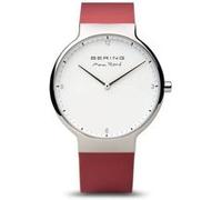 Montre - Bering - 15540-500 - Quartz - Argenté - Résine Rouge G